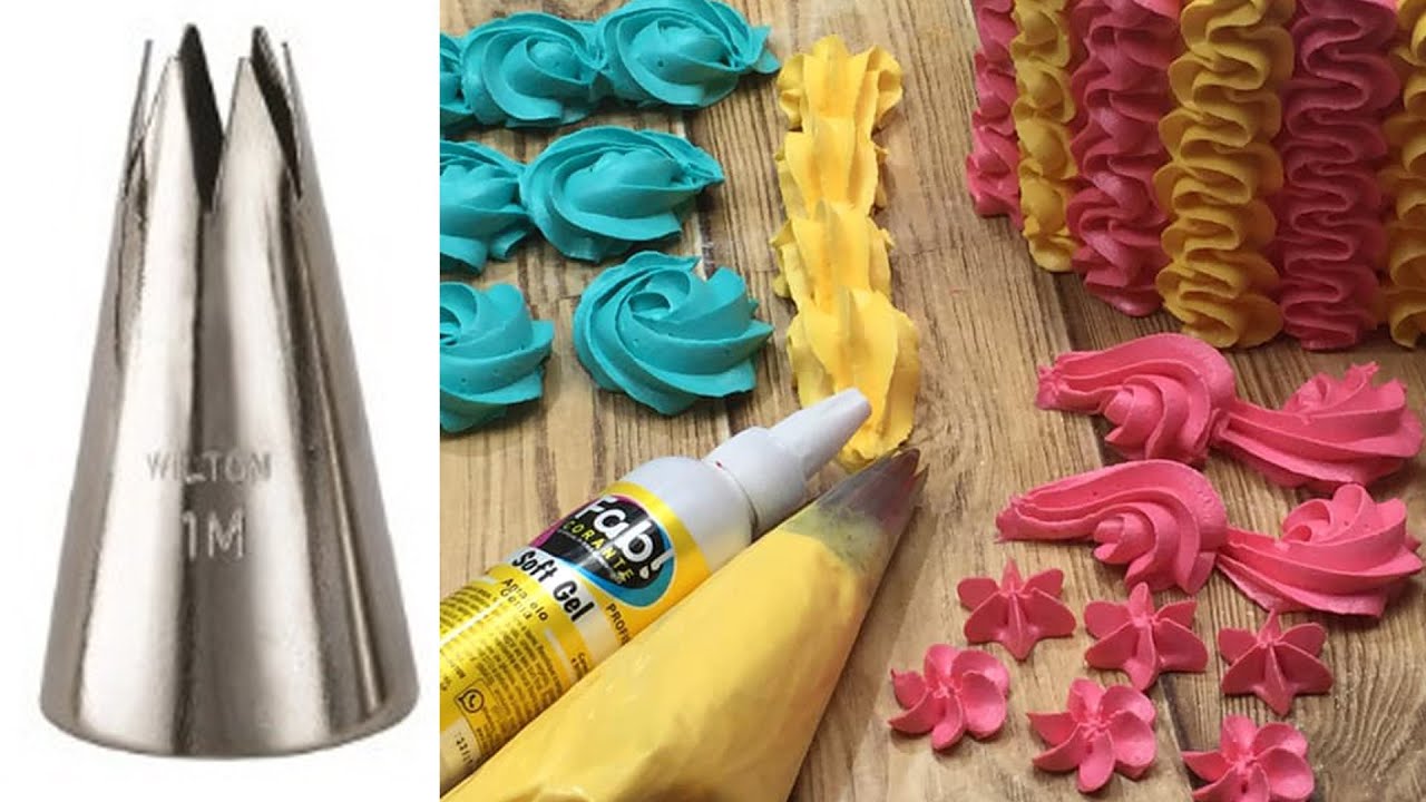 APRENDA 6 TÉCNICAS PARA DECORAÇÃO EM BOLOS COM O BICO 1M WILTON