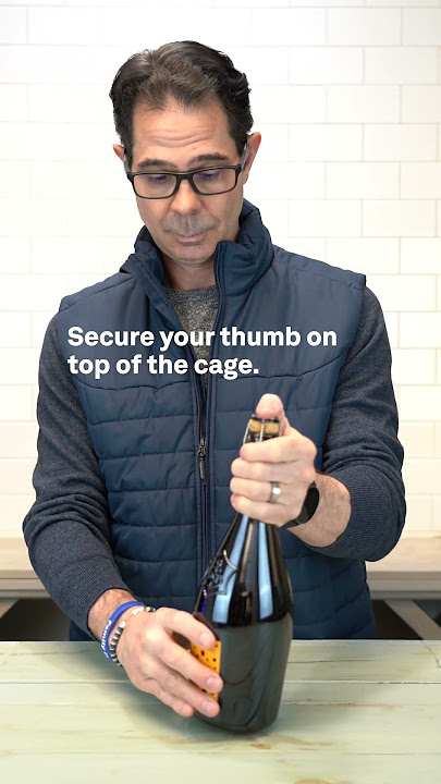 How to Open a Champagne Bottle, Correctly