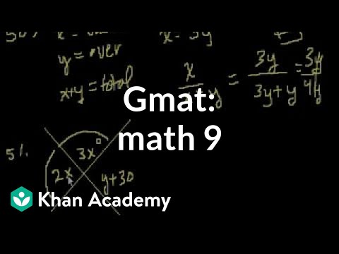 GMAT: Math 9 | Problem solving | GMAT | Khan Academy