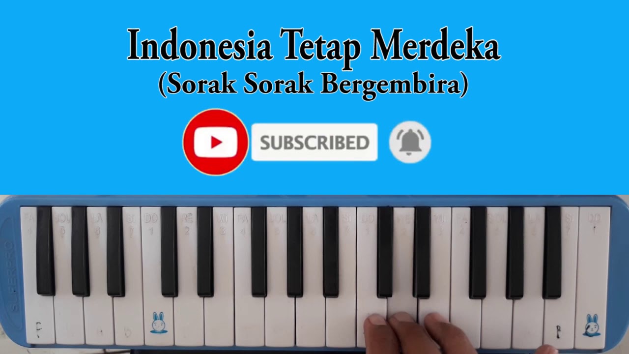  Notasi  Angka Pianika  Sorak Sorak Bergembira YouTube