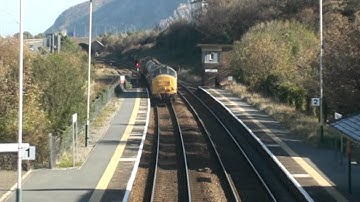 RHTT Passing Eastbound Through Penmaenmawr 15-10-2011