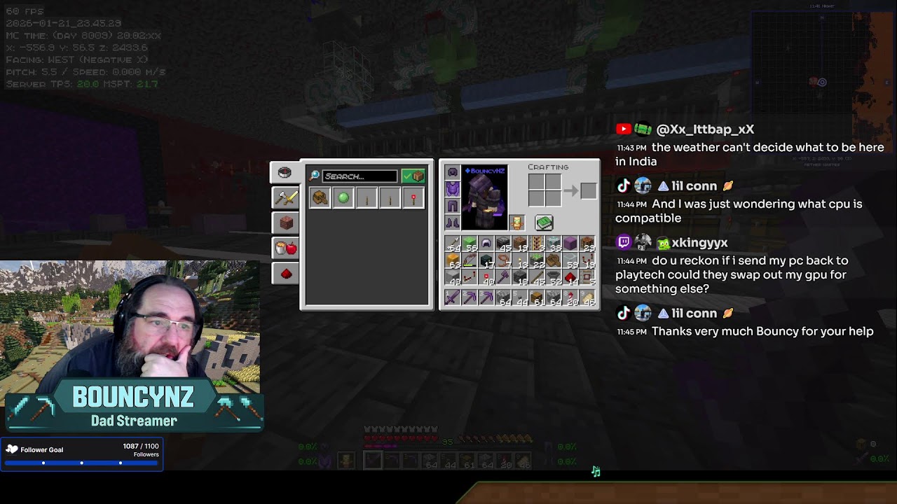 Minecraft Live, Squirrel Craft Season 2, Nether Perimeter Central Storage