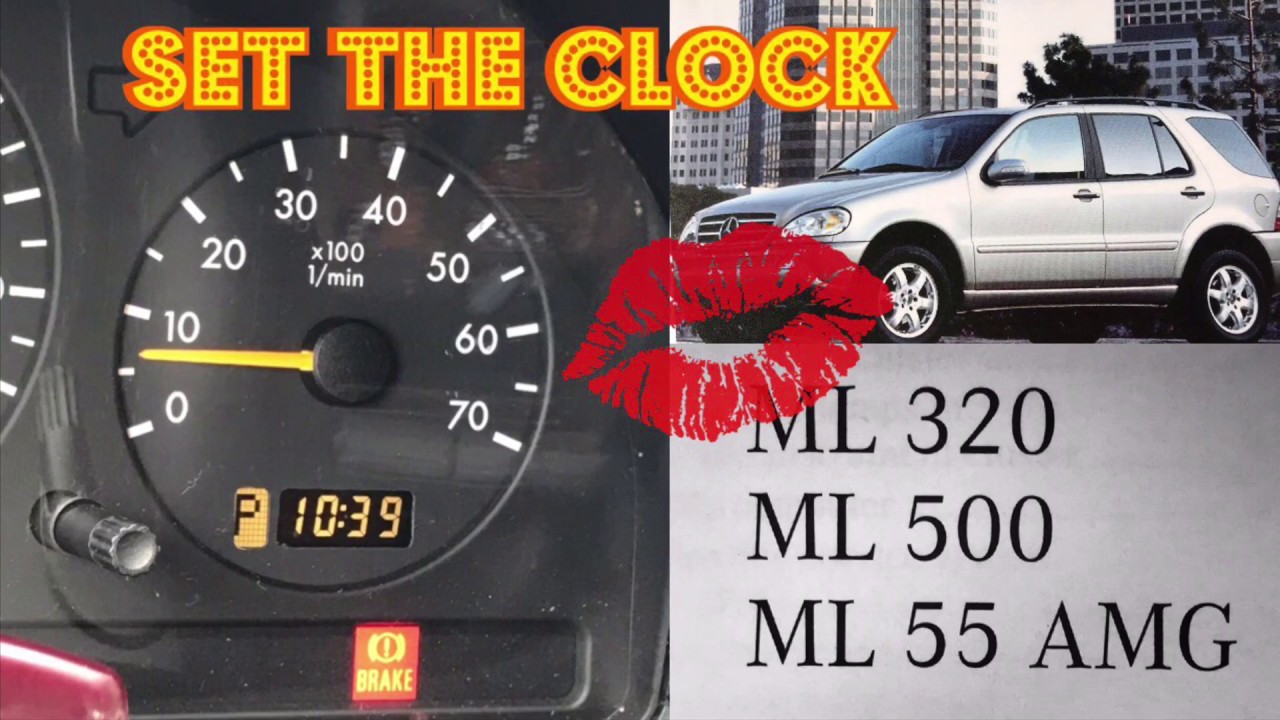 Set the Dash Clock on M Class Mercedes YouTube