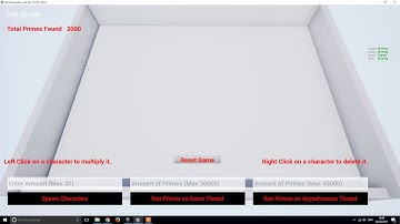 MultiThreading Project using Unreal Engine 4