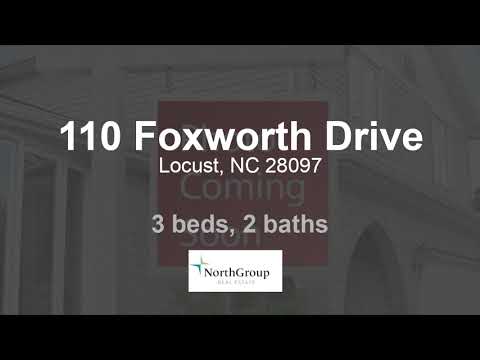 110 Foxworth Drive, Locust, NC home video tour