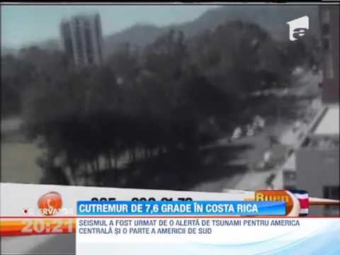 Video: Cutremur în Costa Rica