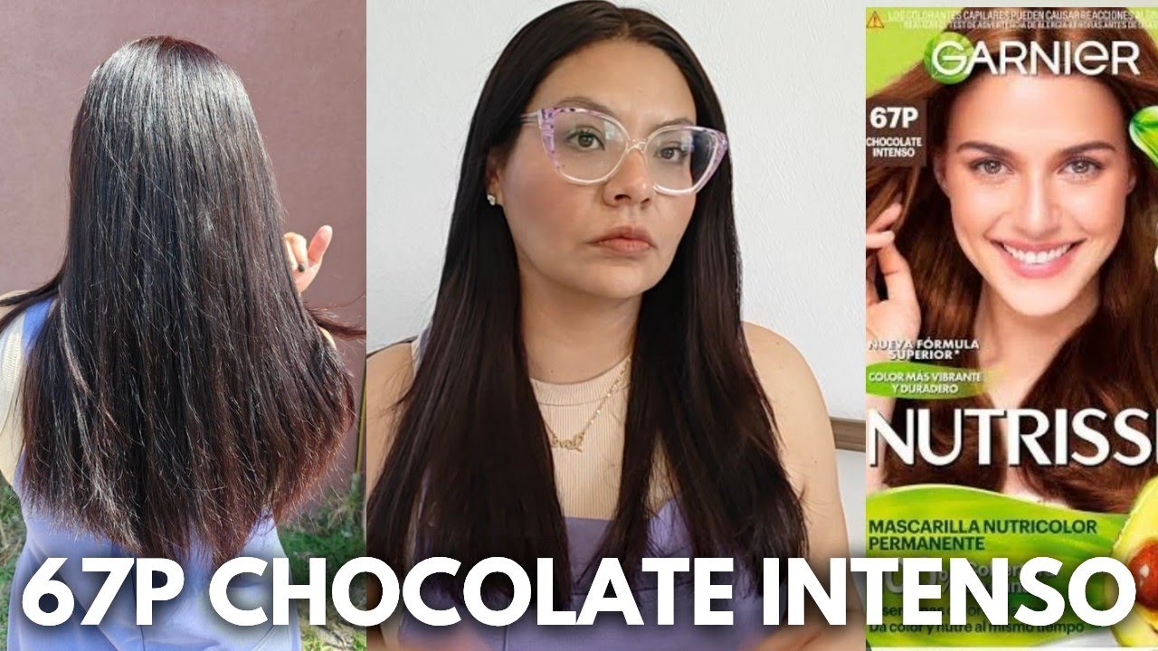 “Probando Tinte Garnier Nutrisse 67P Chocolate Intenso ► ¿Me quedo rojo? 🔥 Resultado REAL en casa”