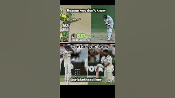 MASSIVE THANKS FOR SIRAJ 🙏! NITISH KUMAR REDDY MAIDEN CENTURY #trending #nitishreddy #shorts #siraj