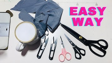 ✂️ How to Sharpen Your Sewing Scissors/ Easy way to Sharpen your Sewing Scissors