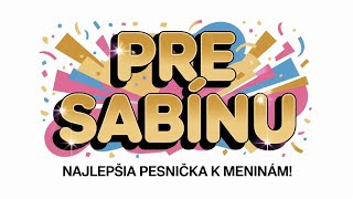 Všetko najlepšie k meninám SABÍNA! 🎵 Moderná pesnička k meninám (AI Remix 2025)