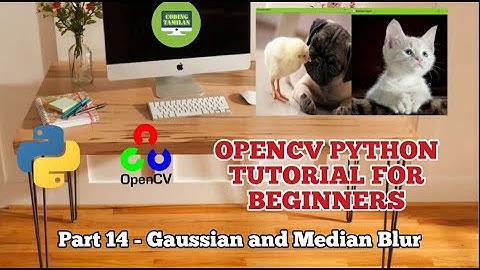 Image Filtering in Image Processing | OpenCV Python Tutorial | Gaussian Blur and Median Blur