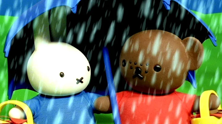 nijntje en barbara in de regen! | nijntje | tekenf...