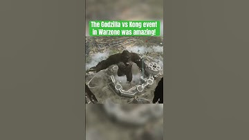 The Godzilla vs Kong event in Warzone was so much fun!
