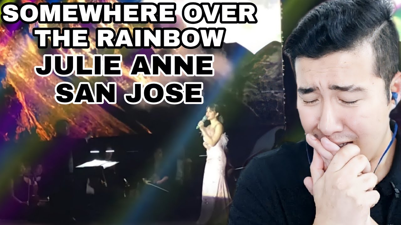 [REACTION] Julie Anne San Jose - Somewhere Over The Rainbow (live cover)