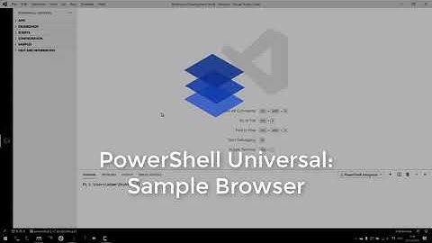 PowerShell Universal: Sample Browser