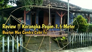 Review kerangka layangan gapangan tulungagung 3.5 meter