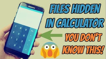 How to HIDE your SECRET FILES in CALCULATOR! 😱 Android tricks 2017