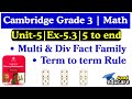 Cambridge Grade 3 Math | Ex-5.3 Q5-End | Multiplication & Division Explained