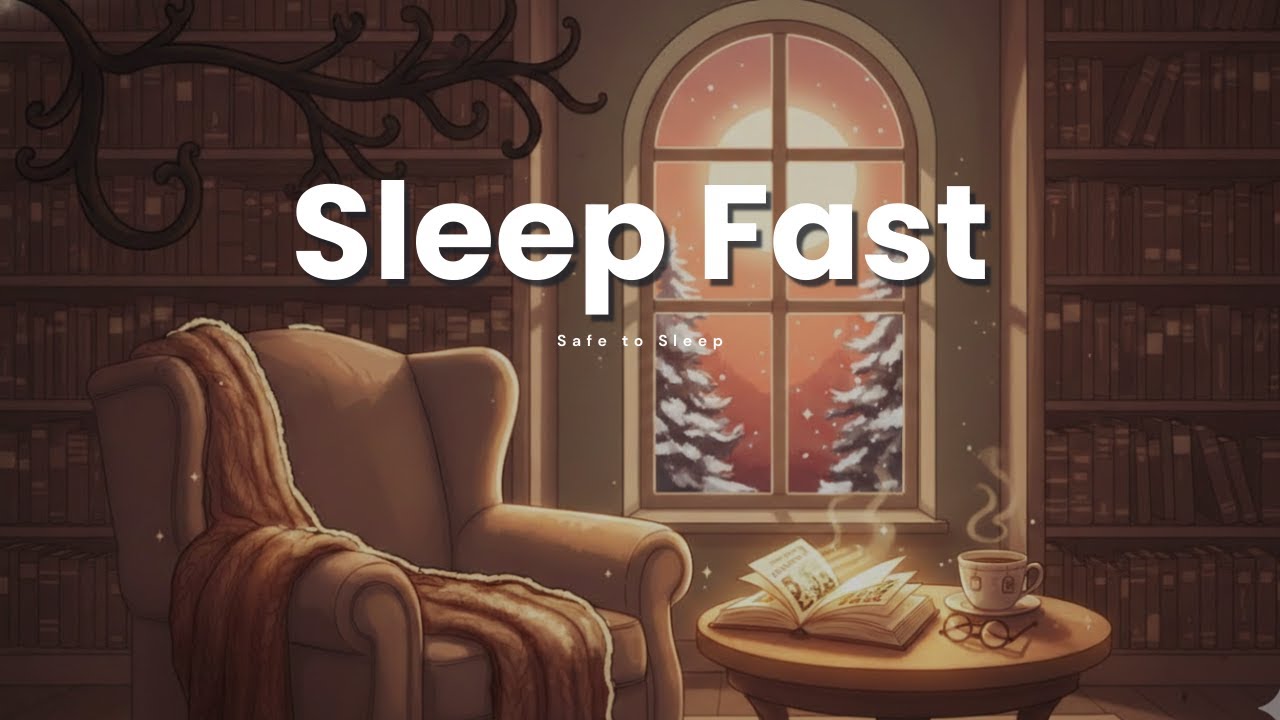 “You Will Fall Asleep in 1 Hour 🌙 Cozy Library Bedtime Story”