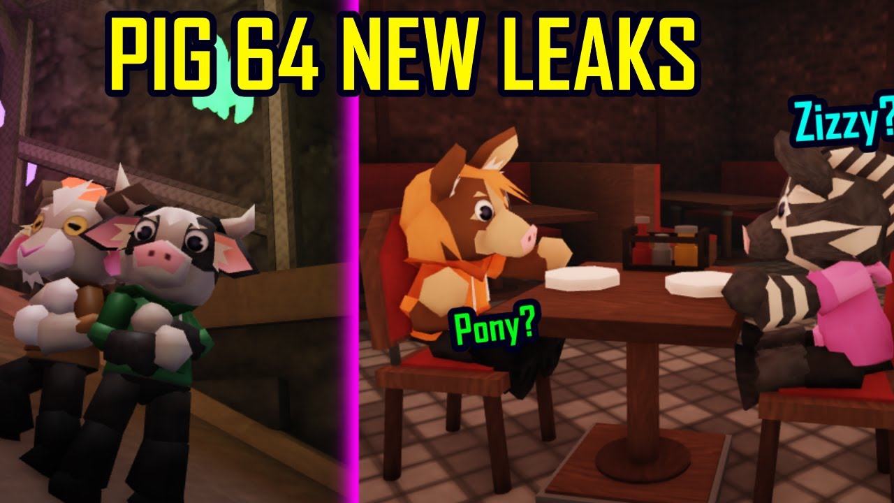 ZIZZY AND PONY ARE BACK?!?! (Roblox Pig 64 New Leaks) - YouTube