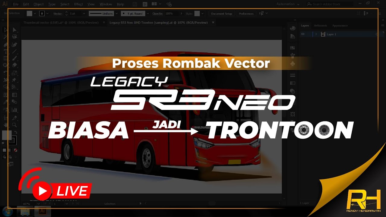 Vector Rambak Rombak Vector SR3 Neo XHD Tronton - YouTube