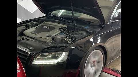 Audi A5 2.7 TDI CR190 A-TEAM Stage 1 chiptuning on the dyno
