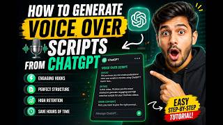 Create Professional Voice Over Scripts with ChatGPT (Easy Method)