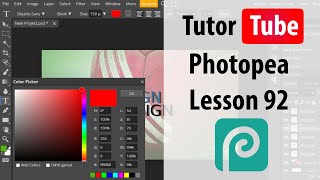 Photopea - Lesson 92 - Vectorize Bitmap