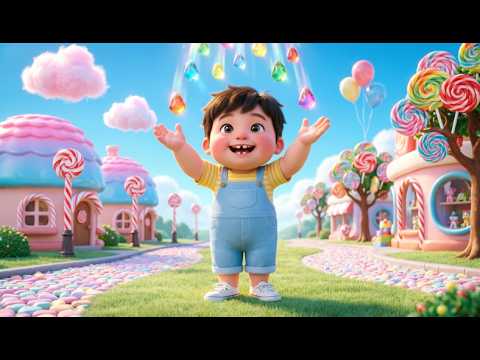 Counting Candy Rain 🍬🔢 | Counting Song for Kids | Learn Numbers with a Sweet Candy Adventure