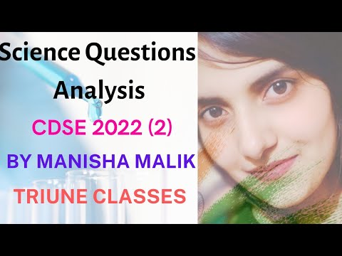 Science Questions Analysis of CDS 2 2022 - YouTube
