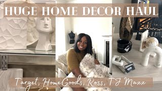 Shop With Me | Huge Home Decor Haul | HomeGoods + Target + Ross + TJ Maxx | Luxury For Less