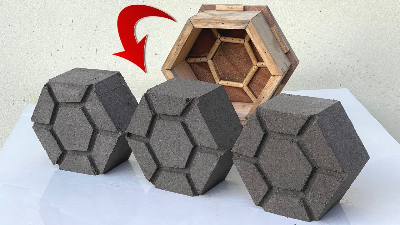 Casting Antislip Cement Tiles Courtyard Tiles YouTube