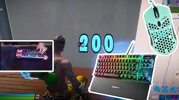 Steelseries Apex Pro ASMR Chill🤩Satisfying Keyboard Fortnite Omnipoint Switch 240 FPS Smooth 4K