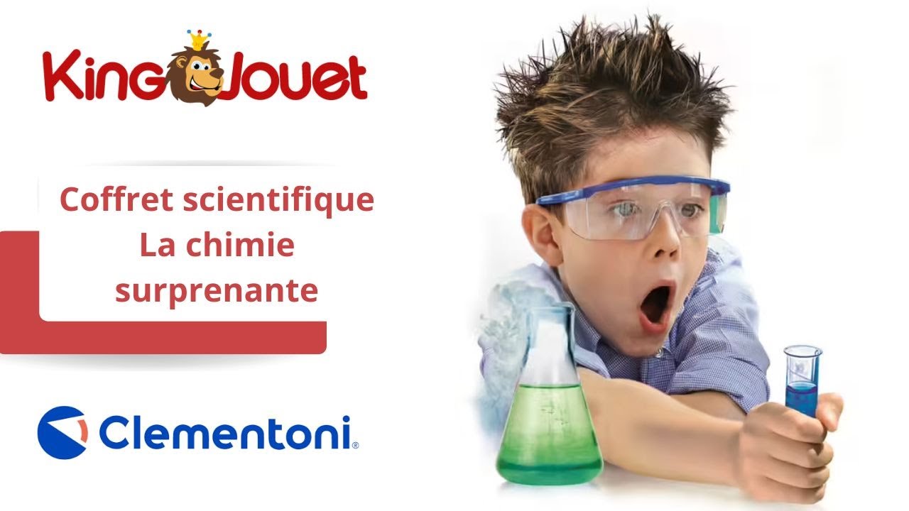 Coffret Jeu de chimie science 10 experiences laboratoire avec