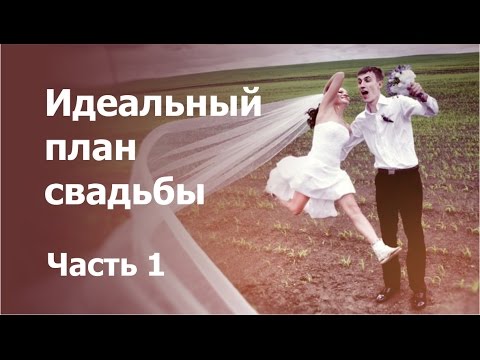 Идеальный план свадьбы.