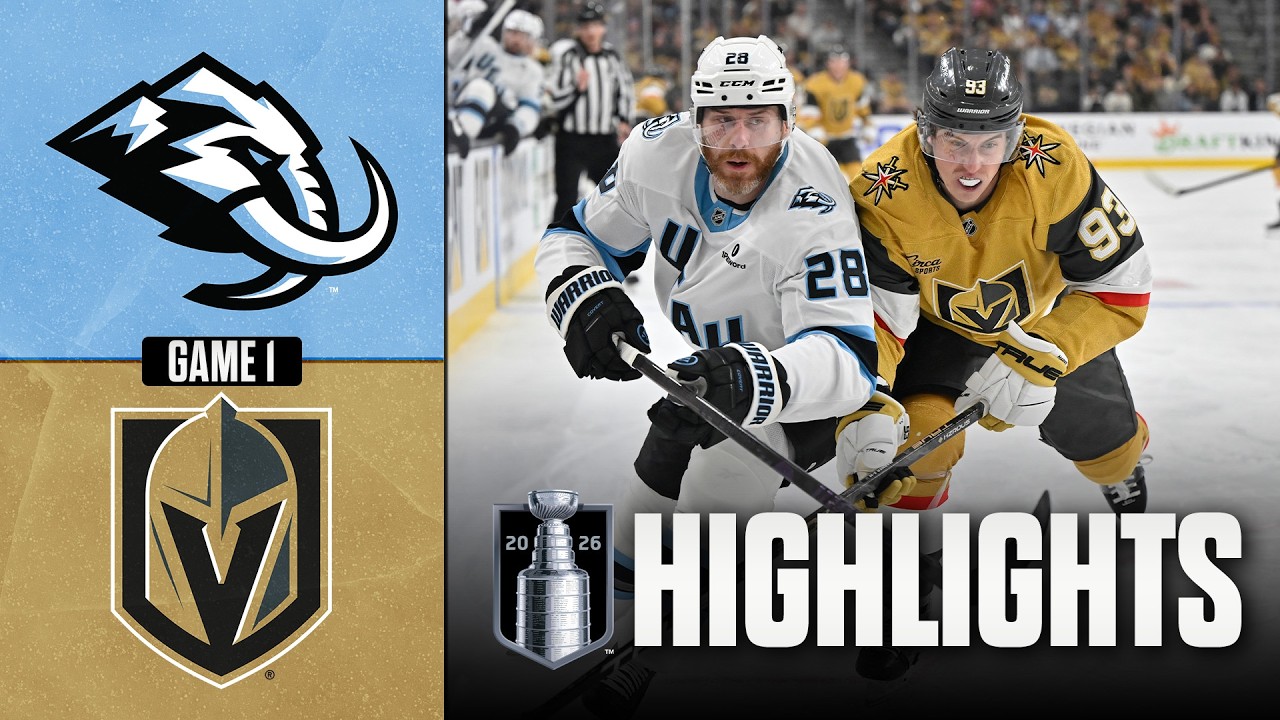 NHL Playoff Highlights | Mammoth vs. Golden Knights | SCF Gm 1 | April 19, 2026