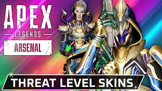 Threat level Event Skins Inspect Animation & Showcase | Apex Legends Season 17 Arsenal