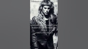Thumbnail of Don Dokken, "All the way to the bitter end"w/ George Lynch, Mick Brown, Jeff Pilson