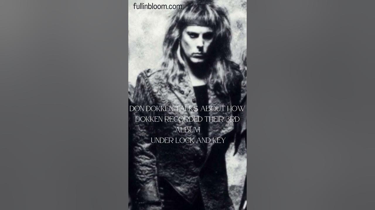 Don Dokken, "All the way to the bitter end"w/ George Lynch, Mick Brown, Jeff Pilson