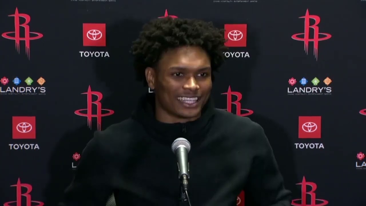 Amen Thompson -- Houston Rockets 2023-24 Exit Interview - YouTube
