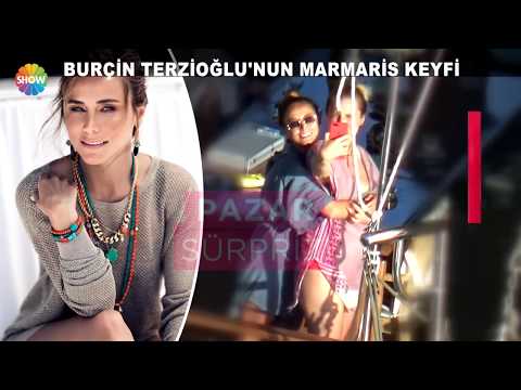 Burçin Terzioğlu'nun Marmaris keyfi