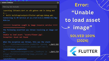 Unable to load asset image Flutter error | Using asset image in flutter | 2024 | SOLVED 100%