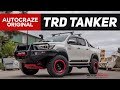 Trd tanker  toyota hilux sr5 build  kmc rg1 wheels lift kit bash plate and more