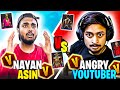 Nayanasin vs angry youtuber rg gamer  live collection battle gone wrong  garena free fire