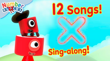 MULTIPLICATION Sing-Along and More Nursery Rhymes for children 🎤🎶| Children Songs | Numberblocks
