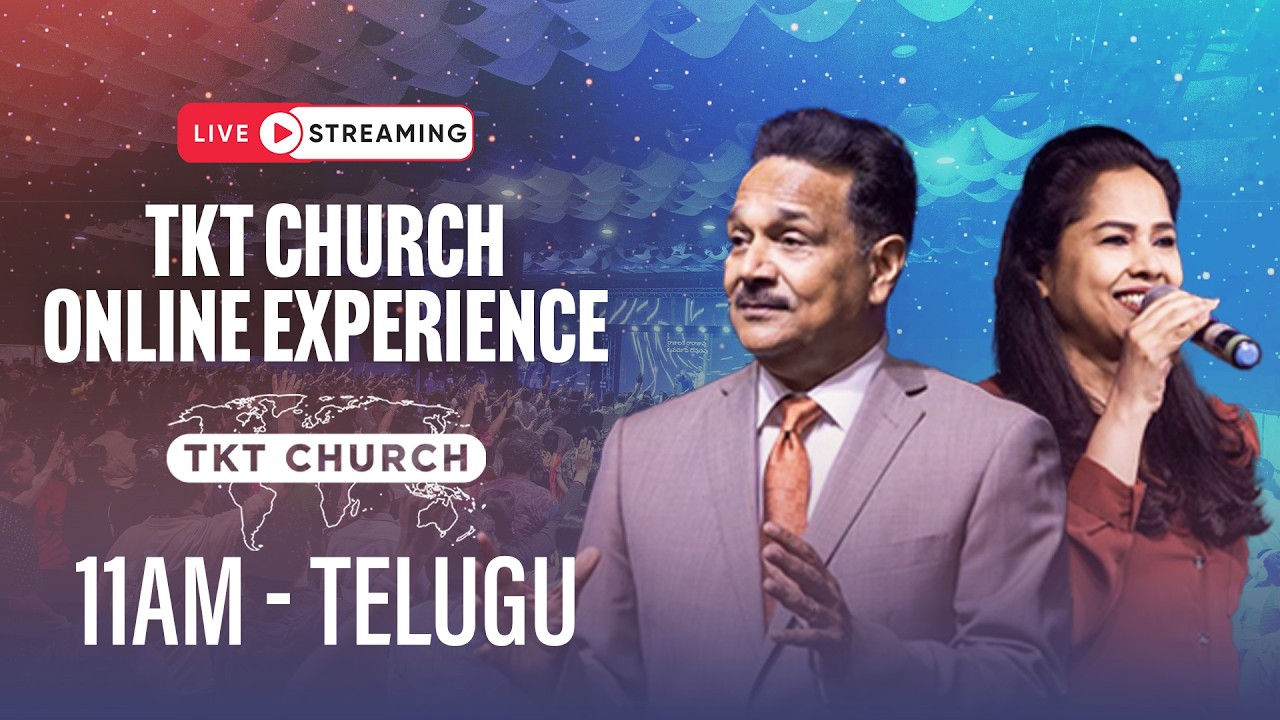 Telugu Service Live with Bishop Samuel & Pastor Merlyn Patta | TKT CHURCH 11 AM