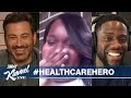 Jimmy Kimmel & Kevin Hart Surprise Nurse from Philly