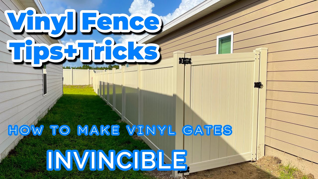 Всё, что нужно знать для установки винилового забора/ворот #сделайсам