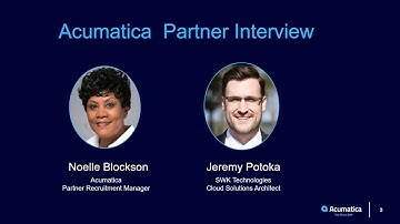 Acumatica ERP Consultant: Grow your VAR Business with the Acumatica A Team!