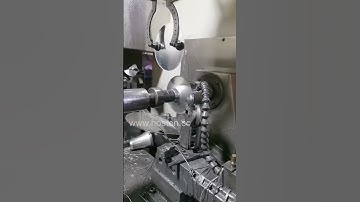 Metal spinning with automatic loading and unloading #metalspinning #cnc
